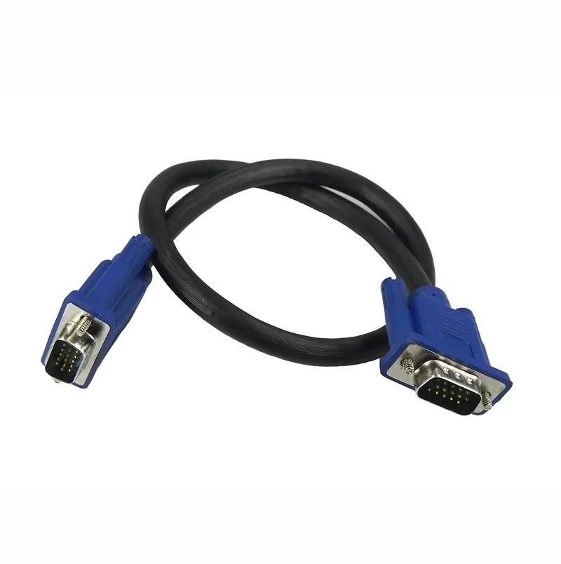 50cm/19.69" 15Pin VGA SVGA D Sub HD15 Male to Male M/M Short Monitor