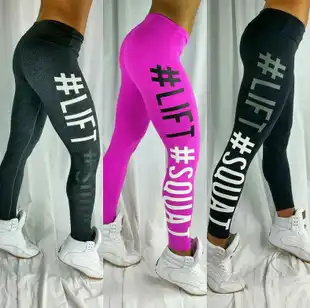 2019 writing printing leggings put hip elastic high waist legging breathable slim pants