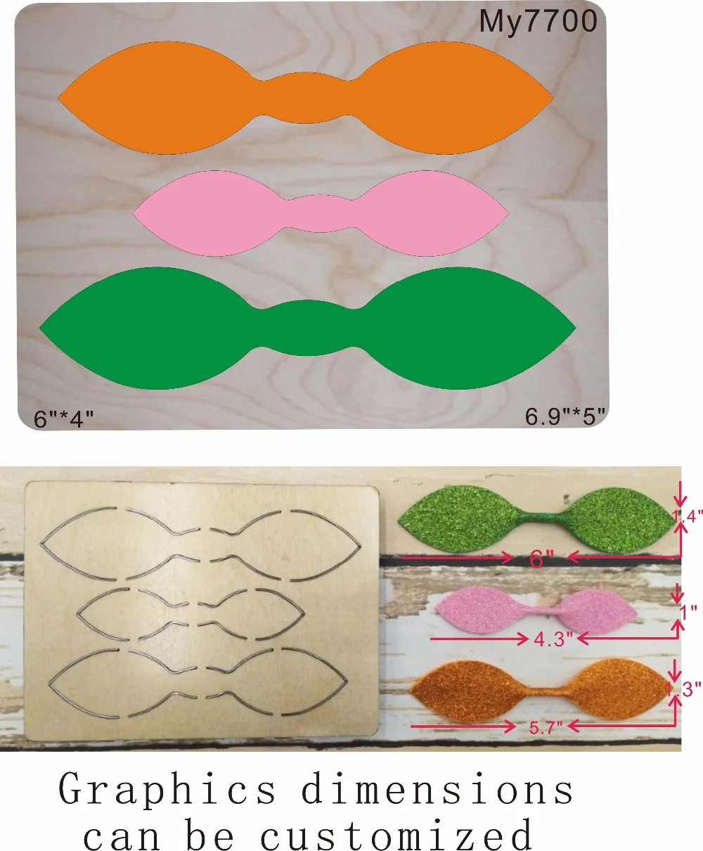 

Handmade bow wooden dies MY / Scrabooking