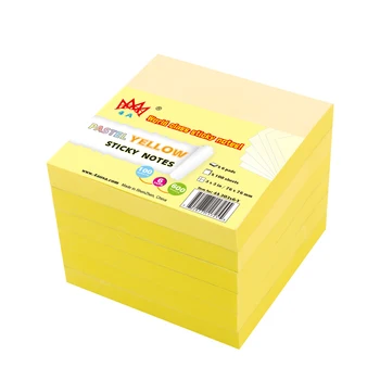 

6 Pads 4A 303x6-Y Sticky Notes 3 x 3 Inches Canary Yellow Memo Pad Scratch Pads Bookmark Sticker Notebooks & Writing Pads