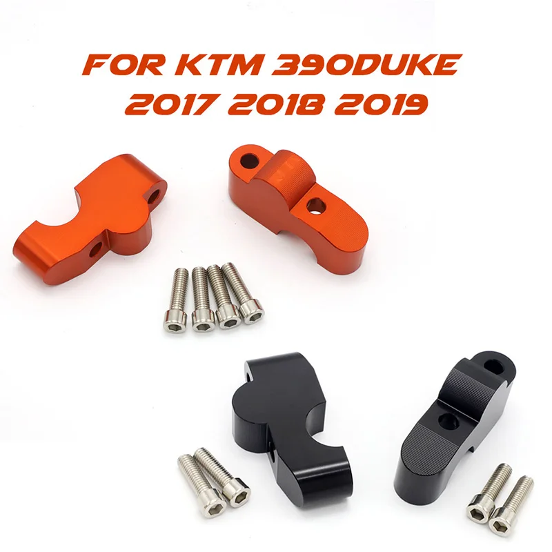

Motorcycle Accessories 390 DUKE Handlebar Riser Handle Bar Clamp Raised Extend Mount For KTM 390 DUKE Moto Parts ADV 2017 2018