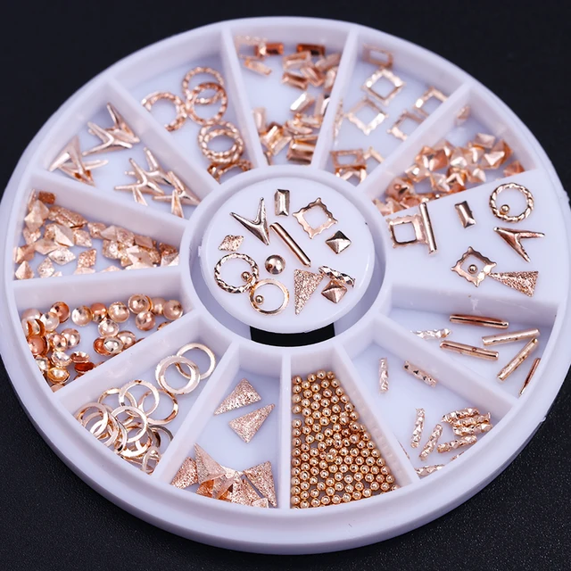 Mixed Color Chameleon Stone Nail Rhinestone Small Irregular Beads Manicure 3D Nail Art Decoration In Wheel Accessories 5