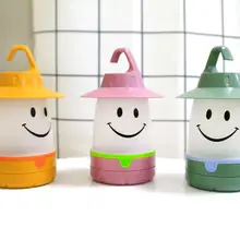 Многофункциональный светодиодный ночное освещение палатки палатка свет для детей Открытый Портативный Подвесная лампа случайный цвет