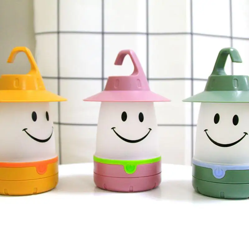 

Multi-function LED Night Light Camping Tent Light for Children Outdoor Portable Hanging Bulb Lamp random Color