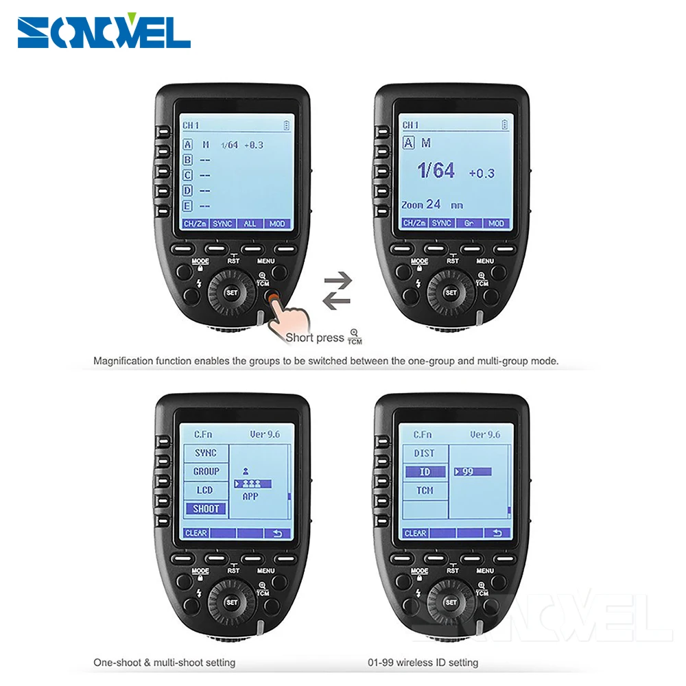 Godox i-ttl II 2,4G Беспроводная система X HSS с большим ЖК-дисплеем передатчик Xpro-N+ 2X XTR-16 приемник для Nikon/AD360II-N/SK400II