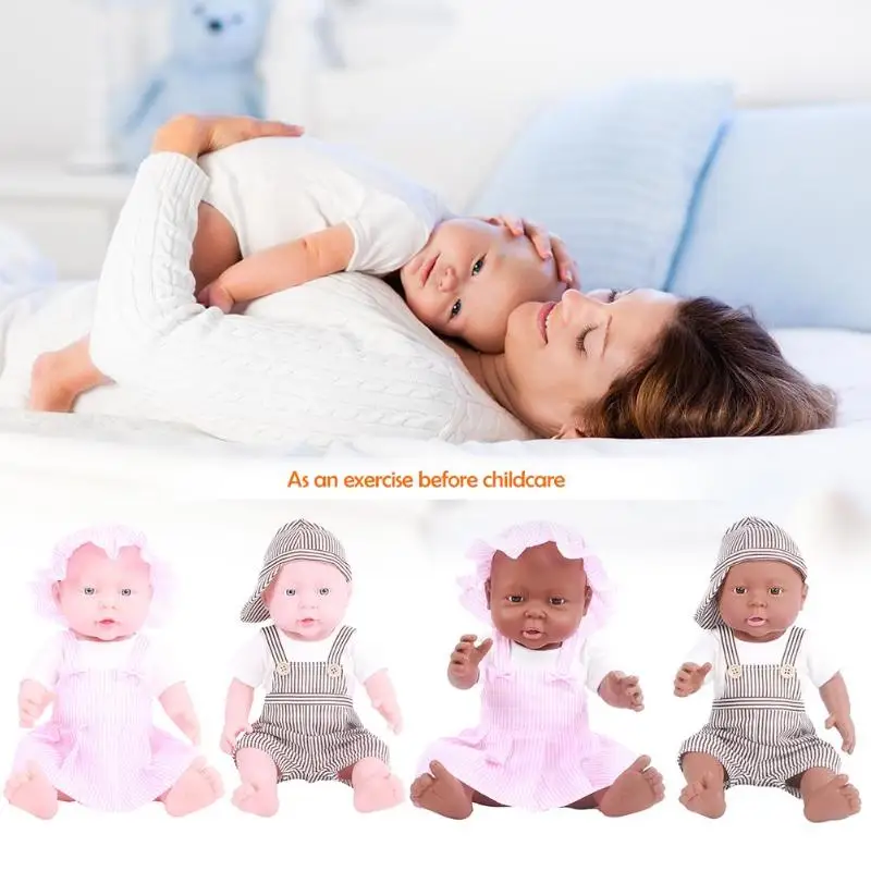 41/50 см новорожденный Детские моделирования куклы мягкий винил Reborn Baby Doll детский сад реалистичные Playmate модель игрушка с одеждой