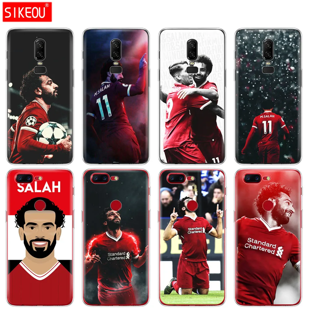 

silicone cover phone case for Oneplus one plus 6 5T 5 3 A3000 A5000 mohamed salah footballer