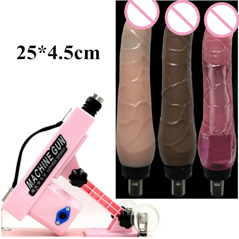 Female Masturbation Sex Machine Accessories 25 4 5cm 100 Real Skin Feeling Dildos Penis Women Masturbator