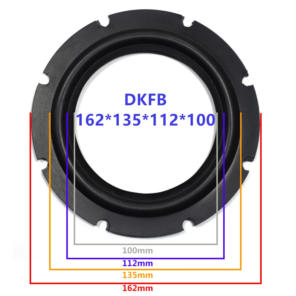 6,5 дюймов динамик резиновый объемный Ремонт Динамик DIY Подвеска сабвуфер резиновый объемный боковой динамик ремонт - Цвет: DKFB