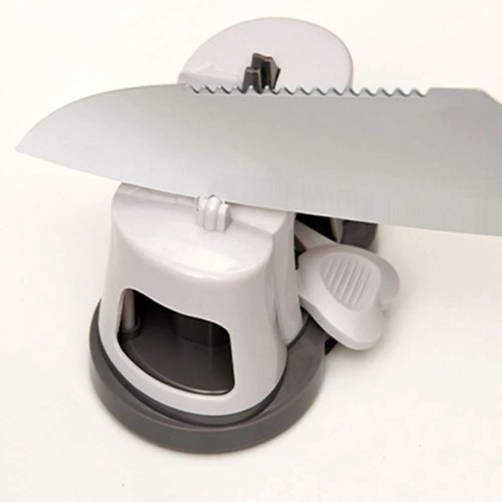 

Household Two-Stage Ceramic Knife Sharpener Sharpening Stone With Suction Cup High-quality Kitchen Knives Tools #3