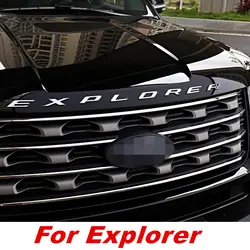 Автомобиль Хромовая Крышка эмблема 3D логотип буквы-Стикеры для FORD EXPLORER 2010-2018 аксессуары для автомобиля Стайлинг автомобиля аксессуары