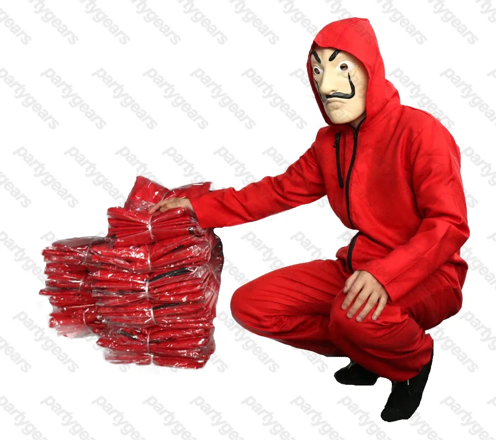 Костюм для косплея Сальвадора Дали La Casa De Papel костюм из фильма с маской