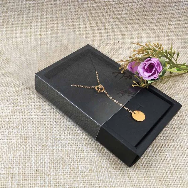 12pcs 4color Jewelry Gift Boxes Cardboard Boxes for Necklaces earring