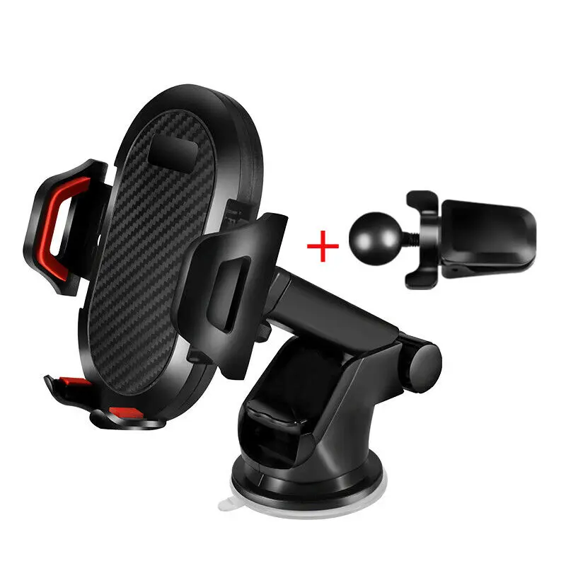 

360° Car Windshield Mount Holder Bracket Cradle Stand For Cell Phone Mobile GPS