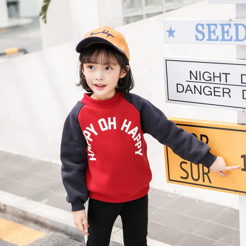 

Children Sweater New Clothes Coloring Sleeves Round Neck Kid Baby Girl Boy Fashion Family Matching Outfits Mommy and Me Clothes
