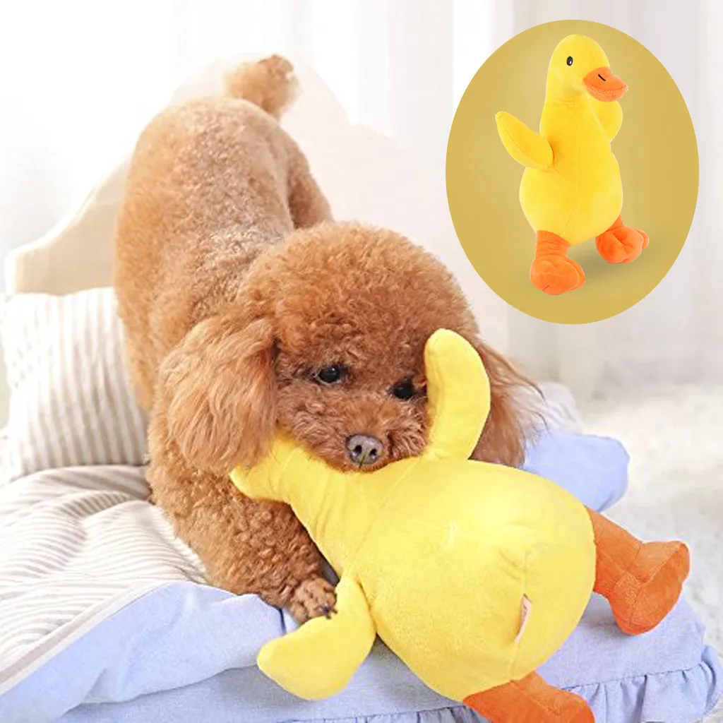 

Dog Toy Sound Stuffed Toy Small Duck Stress Relief Exercise Lack game Pet Toy Cat Toy Cute Hundespielzeug