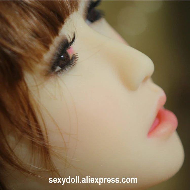 WMDOLL Japanese silicone realistic sex doll head Asian (5)