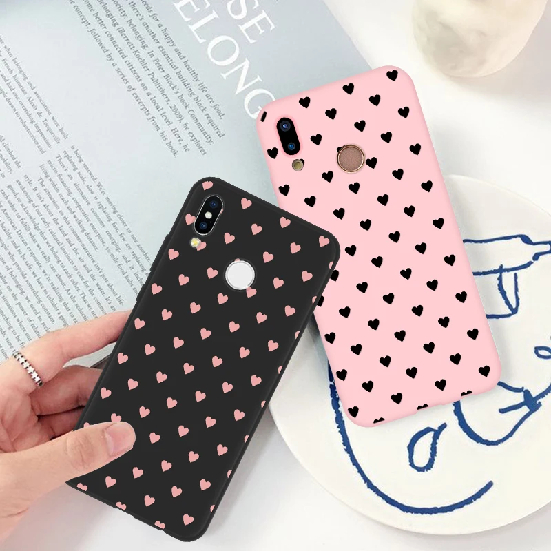 

Love Heart Coque For Huawei Mate 20 10 P30 P20 Lite Pro TPU Pink Case For Huawei P Smart 2019 P8 P10 P9 Lite 2017 Phone Case