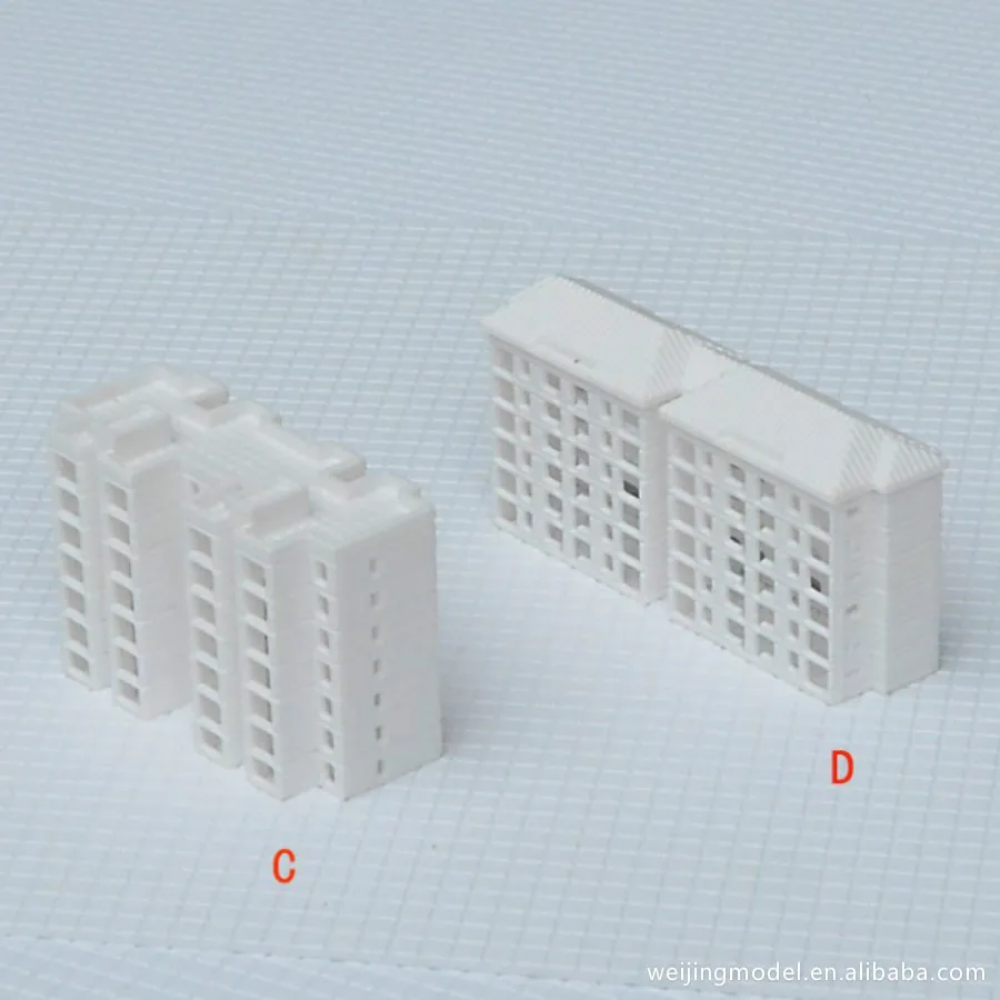 1/500 DIY строительный песочный стол Модель Материал жилой район высотное жилое здание модель полупрозрачное планировочное здание