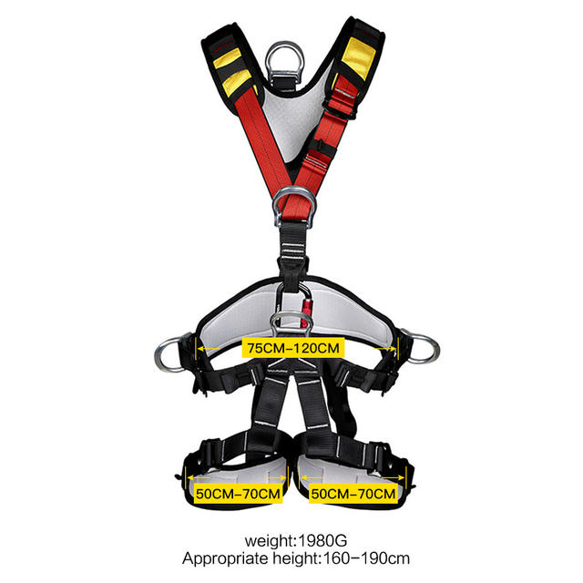 Professional Rock Climbing Harnesses, Full Body Seat Belt, Altitude Protection Gear