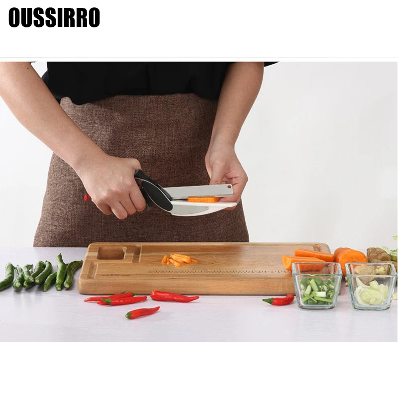 1 шт. овощные ножницы из нержавеющей стали для мяса картофеля сыра 2 в