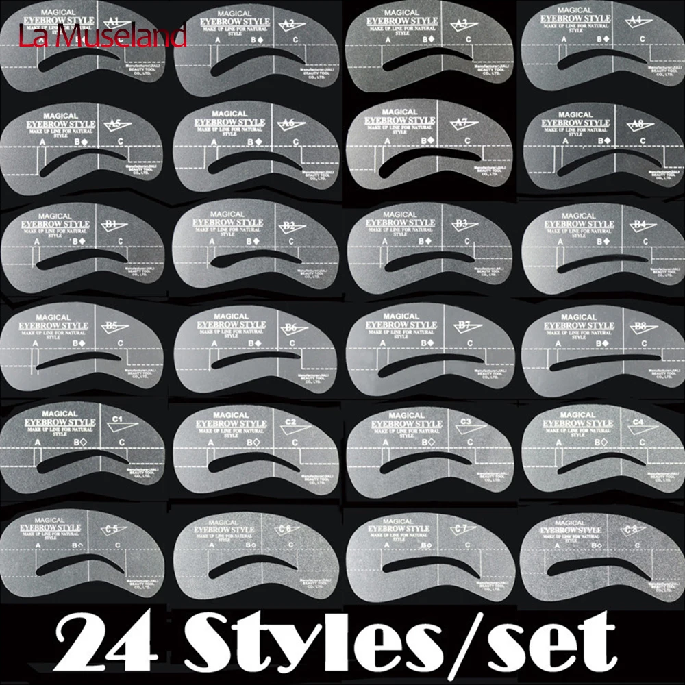 tools style guide tool 24 styles lot shaping eyebrow stencils 24 styles reusable eyebrow tools style guide tool 24 styles lot shaping eyebrow stencils 24 styles reusable eyebrow