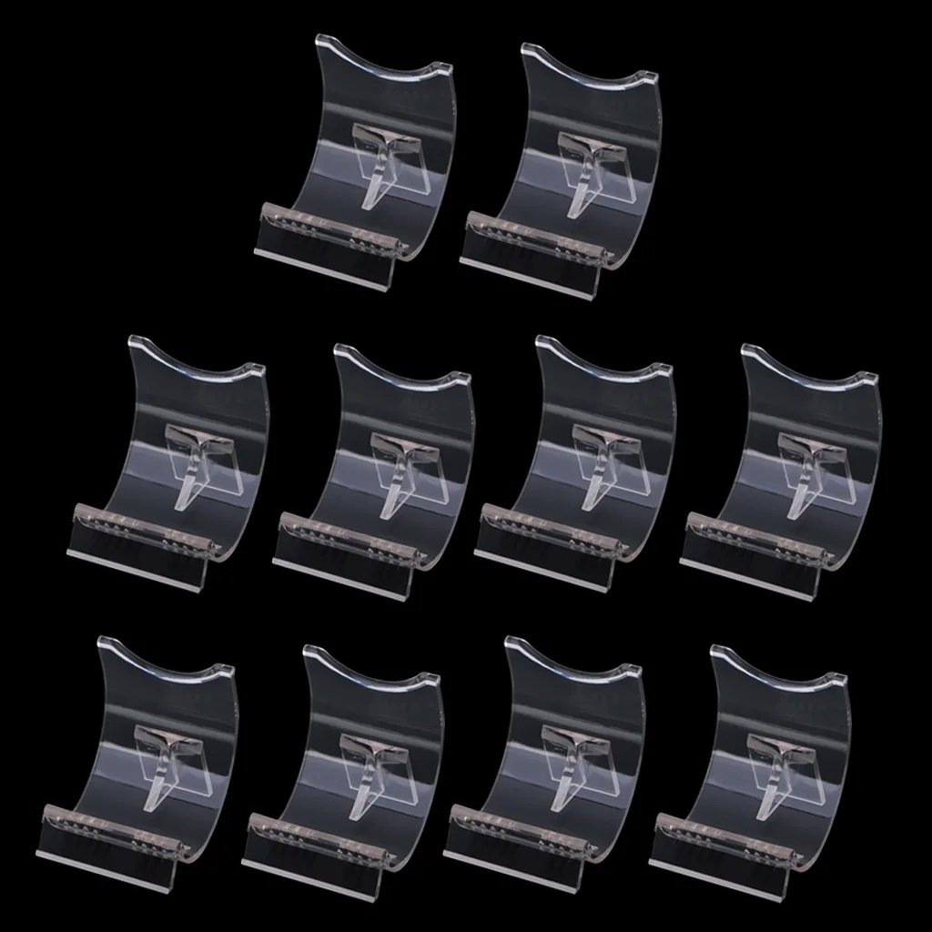 10PCS Lighter Display Stand Clear Acrylic Easel Holder for Lighter