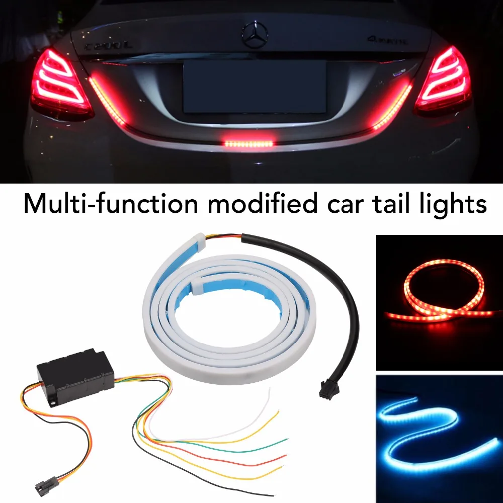 LED Strip Tail Light Bar Car Truck Running Brake Reverse Turn Signal Lamp Rear Trunk Leds