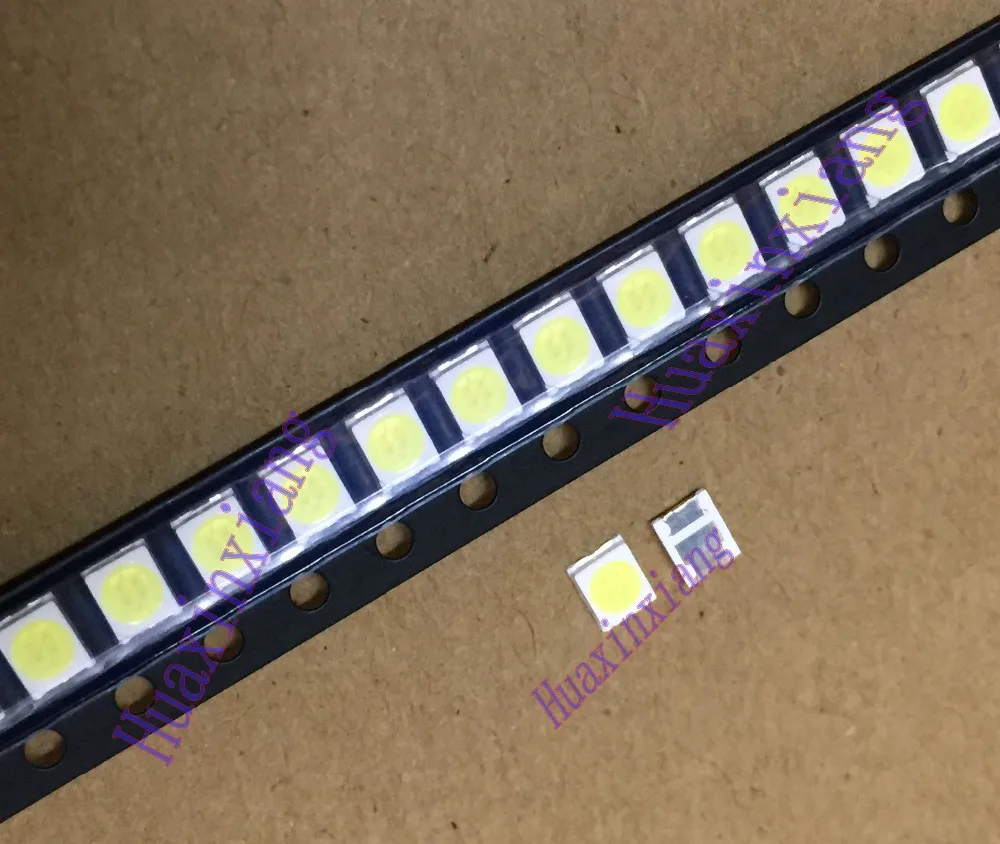 100 шт./лот Jufei 3528 SMD светодиодный 2835 6V холодный белый 96LM для ТВ lcd подсветка приложения