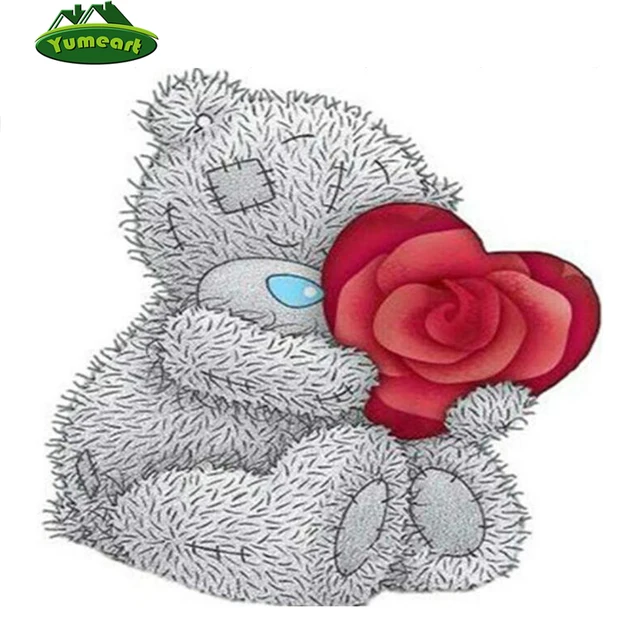 diamant broderie de bande dessine ours et rouge coeur diamant mosaque image diy plein foret dessin - Ours Coeur diamant broderie de bande dessine ours et rouge coeur diamant mosaque image diy plein foret dessin - Ours Coeur