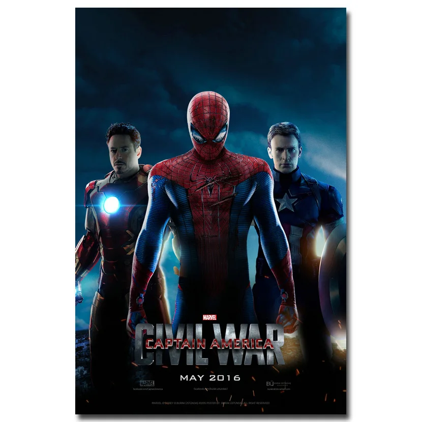 Iron man Art Silk Poster 12x18 24x36