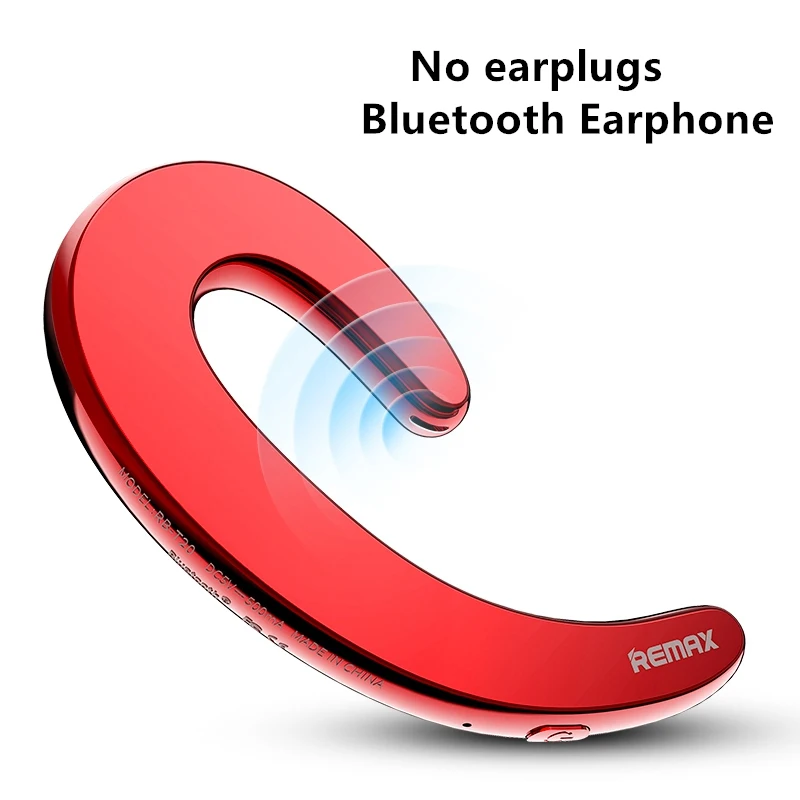 

Mini Wireless Bluetooth Headset Stereo No Earplugs Design Earphone Mic Bone Conduction Headphone for IPhone Android Rechargeable