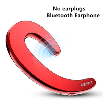 

Mini Wireless Bluetooth Headset Stereo No Earplugs Design Earphone Mic Bone Conduction Headphone for IPhone Android Rechargeable