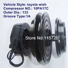 Компрессор кондиционера сцепления/AC Компрессор сцепления/A/C 10PA17C магнитная муфта компрессора 12 В 1A для Ttoyota wish