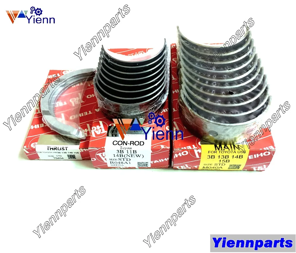 TOYOTA 14B Main Bearing & Connrod Bearing