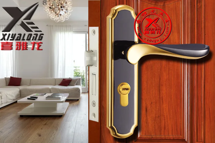  [Xi Ya Hardware] 20 years of good quality bedrooms handle lock locks accessories zinc alloy cylinde - 32513597236