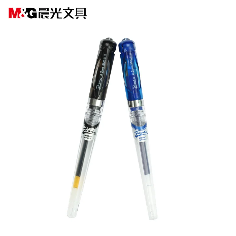 Гелевая ручка M& G GP1112 стандартная шариковая ручка 0,5 наконечник канцелярские принадлежности для офиса и школы 36 шт./лот