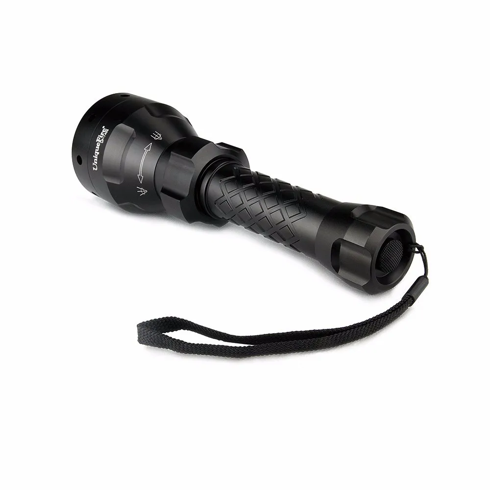 2016  UniqueFire 1405 XP-E Rechargeable Flashlight Led GreenRedWhite Light  Torch+Charger Convex Lens Lamp for 218650 Battery11