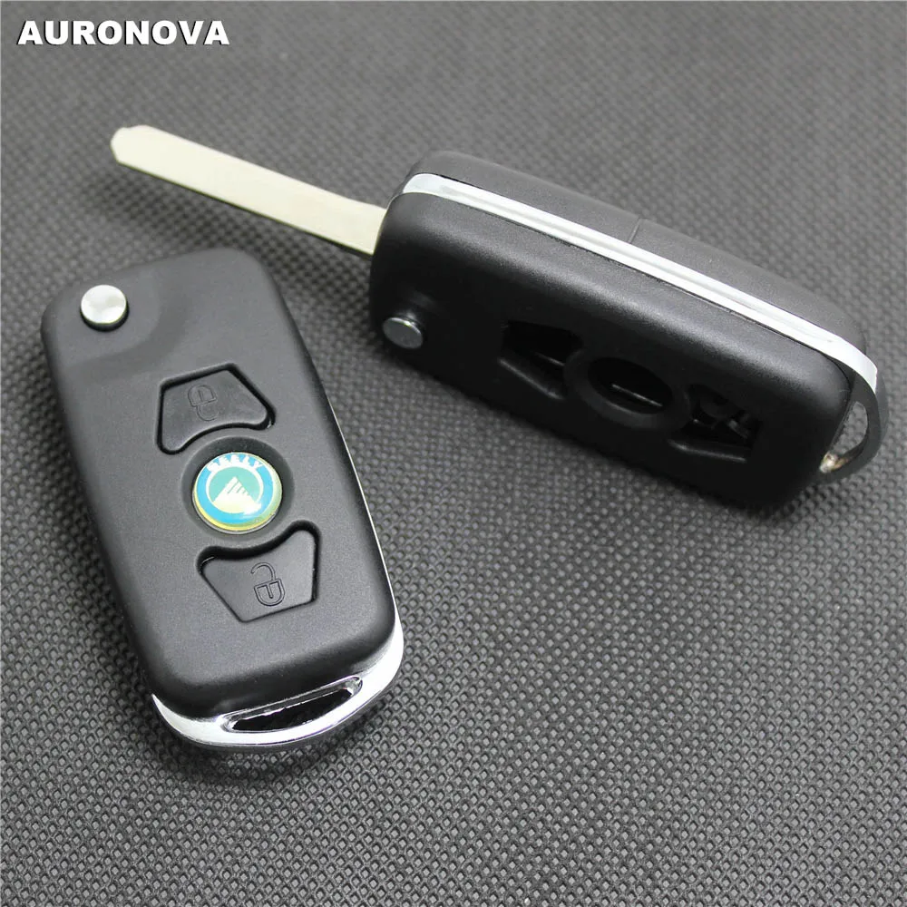 AURONOVA новый обновленный откидной Складной Корпус ключа для GEELY VISION замена 3 кнопок