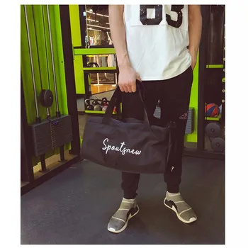 

Fashion Letter Multi-function Sports Bag Men's Short-distance Ladies Fitness Bag Can Put Shoes Casual Yoga Bag