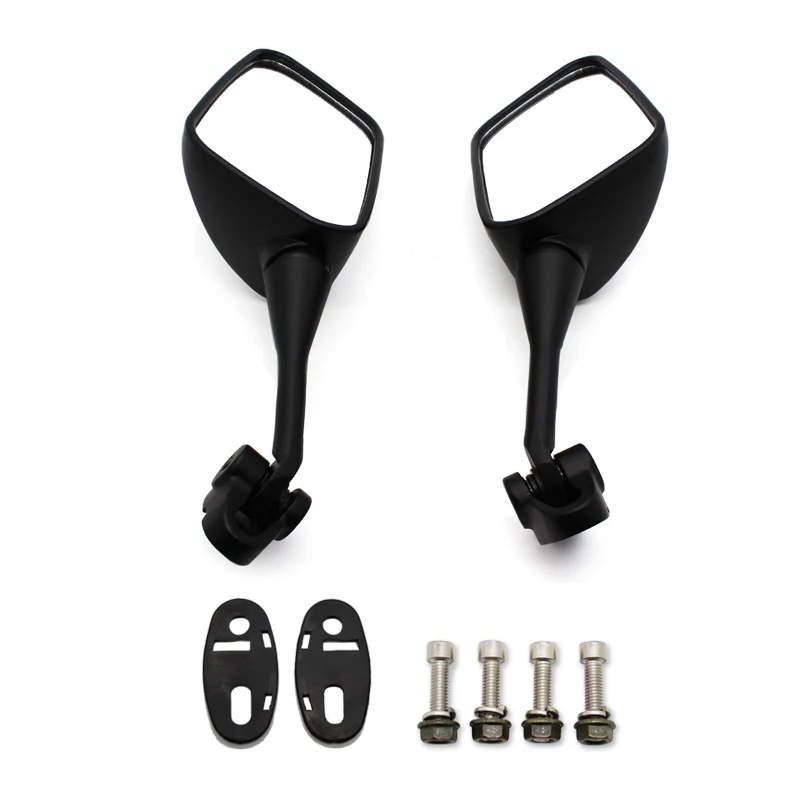 Arcade one pair Black Motorcycle Rearview Motocr Rear Mirrors For HYOSUNG GT125R  GT250R  GT650R  GT650S Custom Free shipping