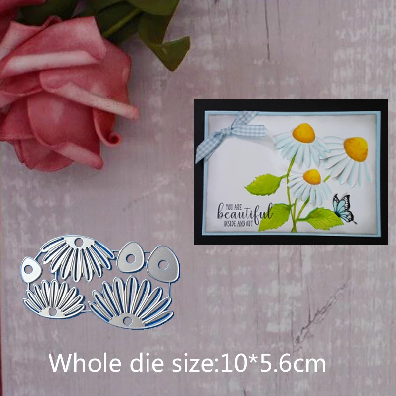 

New Design flower decoration Metal Steel Cutting Embossing Dies For Scrapbooking paper craft home decoration Craft 10*5.6 cm