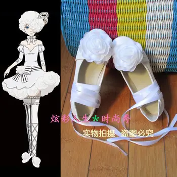 

Kuroshitsuji: Book of Circus Doll Cosplay Shoes Dancing Shoes With Flower PU Free Shipping A
