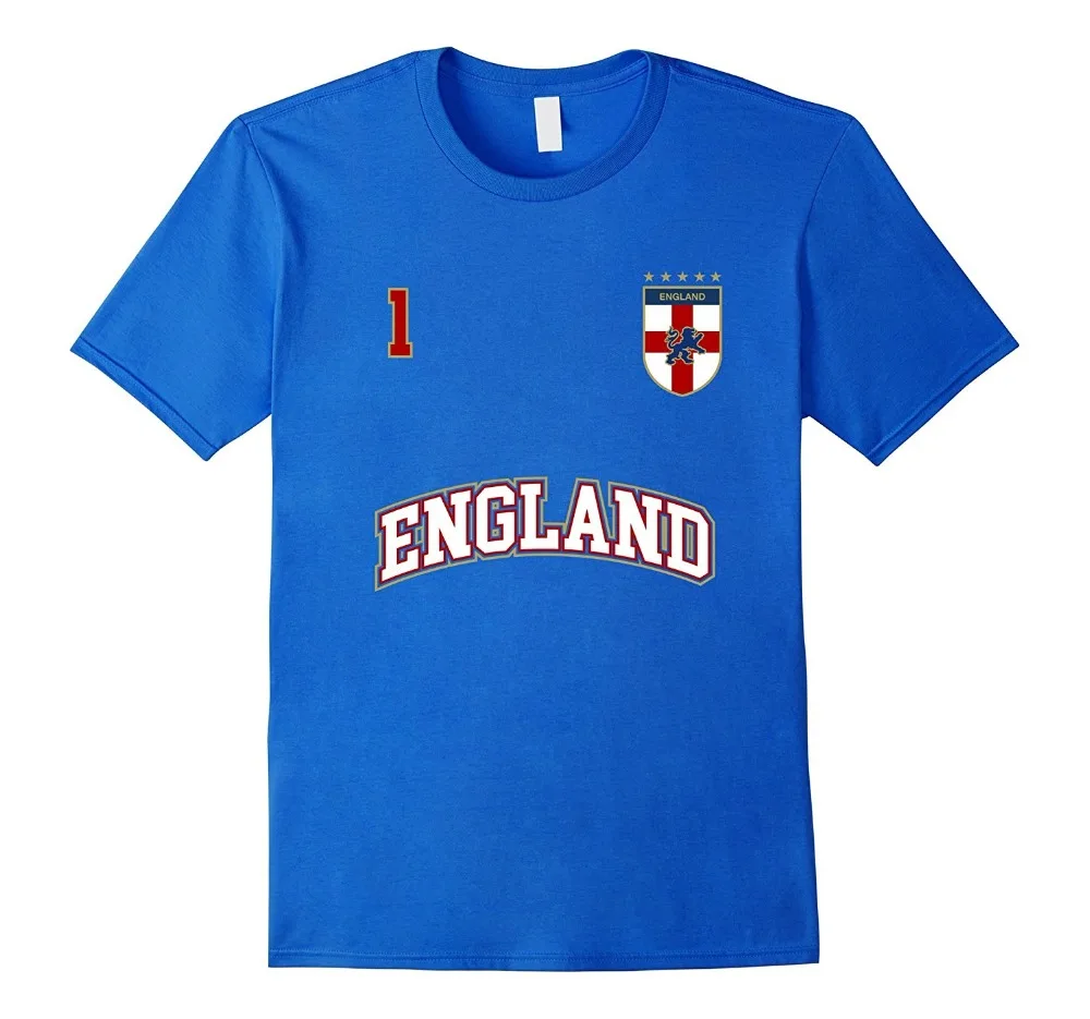2019 Summer Fashion England Footballer Team Shirt Number 1 Sports English Footballer Flag T