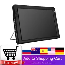 LEADSTAR 12,1 дюймов Портативный ТВ DVB-T2 DVB-T перезаряжаемый цифровой ТВ аналоговый телевизор автомобильный тв плеер большой TFT-LED экран 110 В~ 240 В