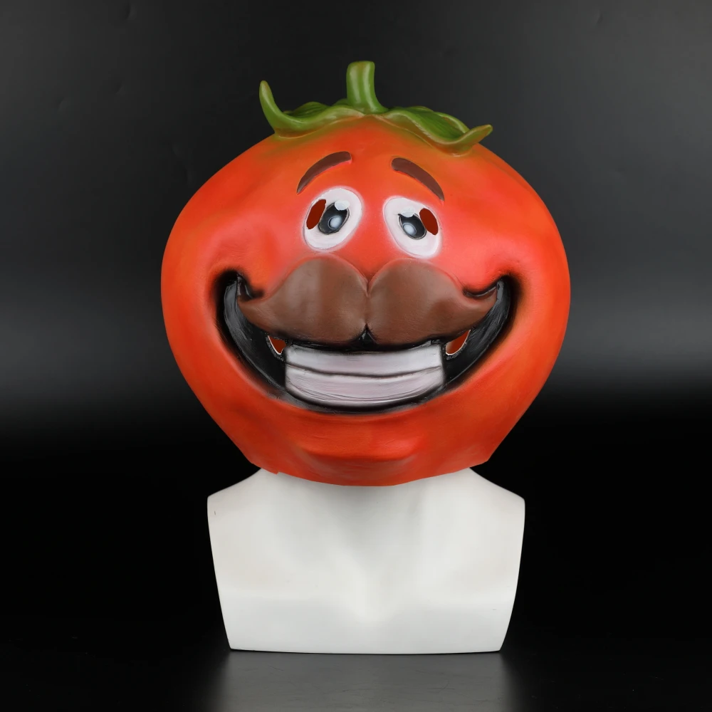 Game Drift Tomato Head Mask Tomato Town Halloween Costume Drift Funny Mask (2)
