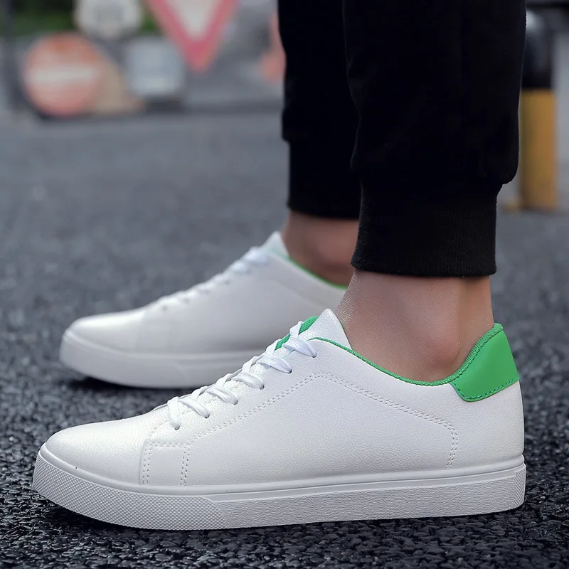 

CPCOOK Luxury Brand Men Leather Casual Shoes Summer Autumn Fashion White Sneakers Breathable Male Soft Casual Footwear 2018