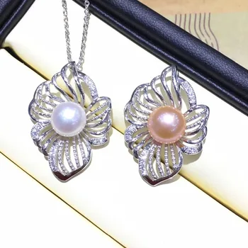 

New Arrival Hot Wholesale Pearl Pendant Mountings, Pendant Findings, Pendant Settings Jewelry Parts Fittings Wedding Accessories