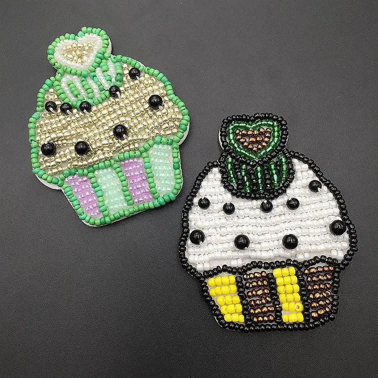 cake beaded patches for clothing 2