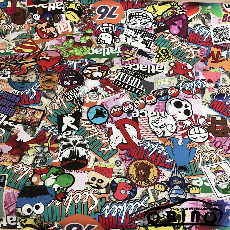 JMD Sticker Bomb Vinyl Film Wrap-22